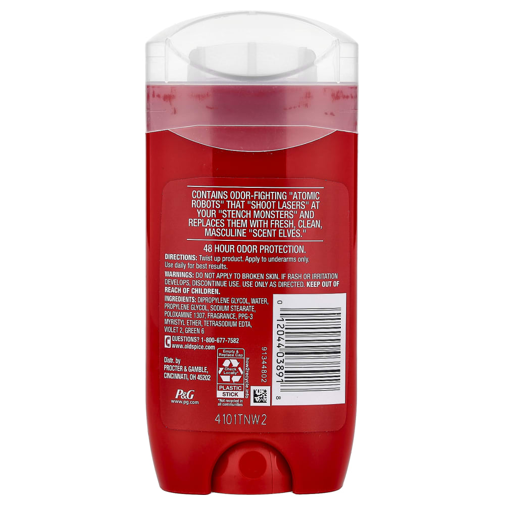 Old Spice
High Endurance®, Deodorant, Pure Sport, 3 oz (85 g
