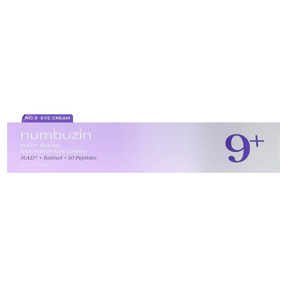 نامبوزين
كريم العينين Volumetox بالريتينول و+NAD رقم 9، 0.33 أونصة سائلة (10 مل)