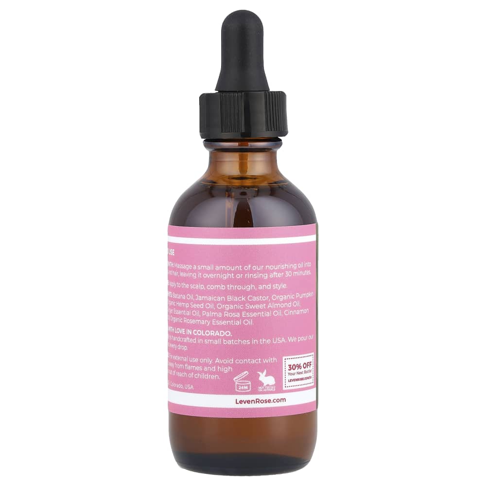 Leven Rose
Batana Hair Oil, 2 fl oz (60 ml)
