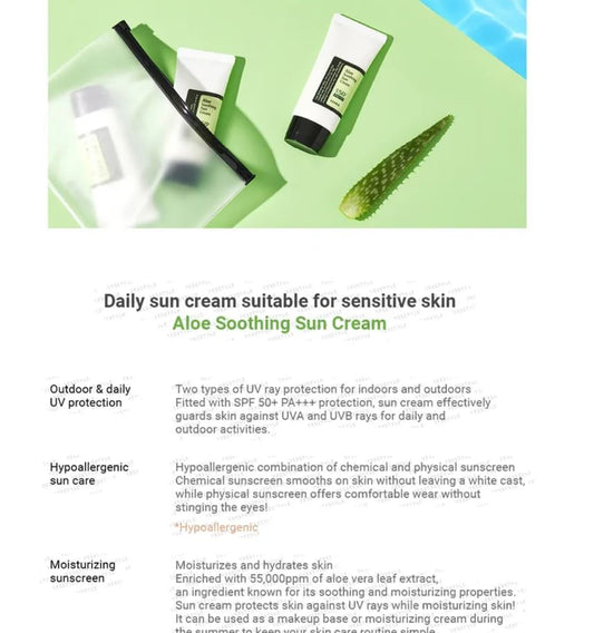 COSRX - Aloe Soothing Sun Cream 50ml