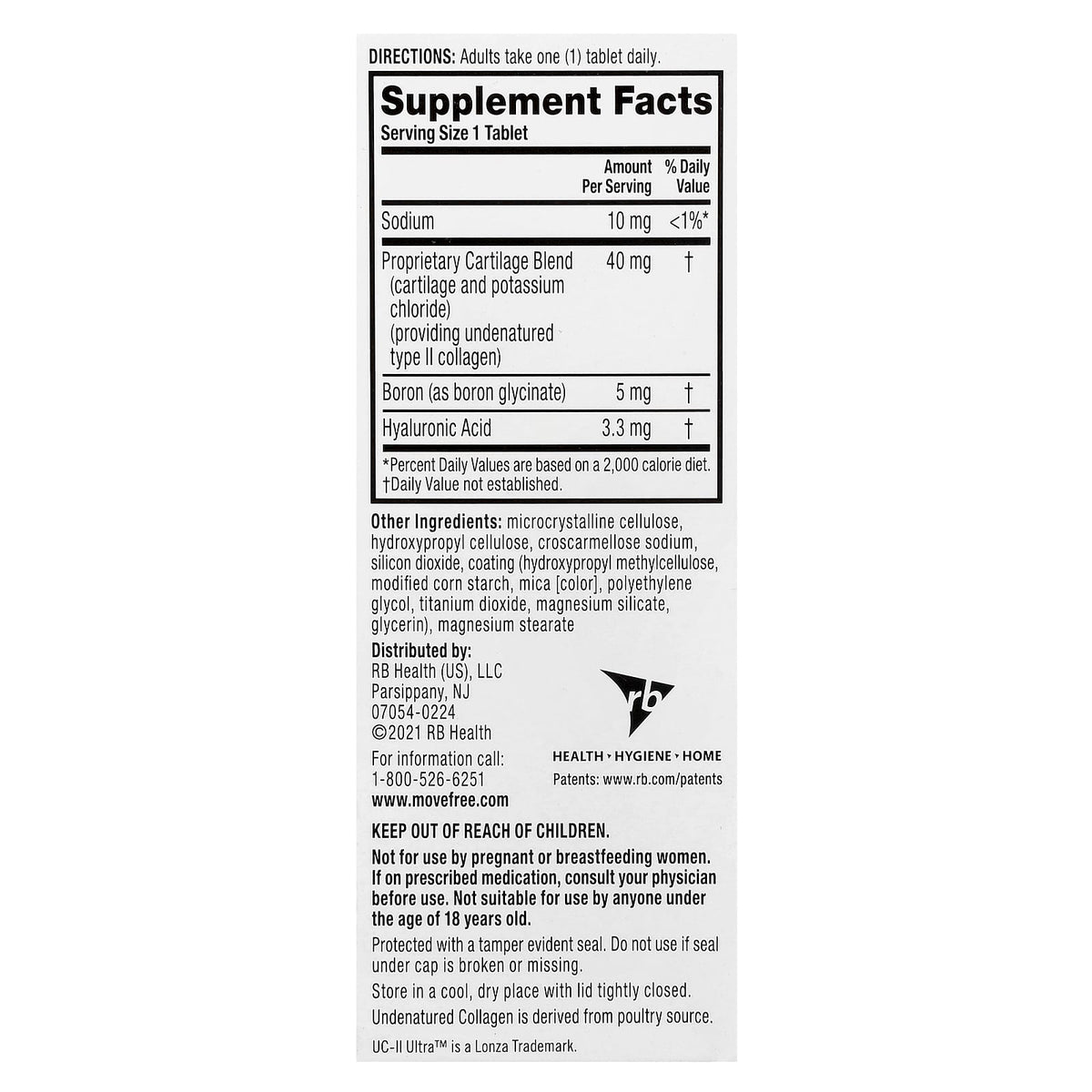 Schiff
Move Free® Joint Health, Ultra, Triple Action, 30 Coated Tablets
