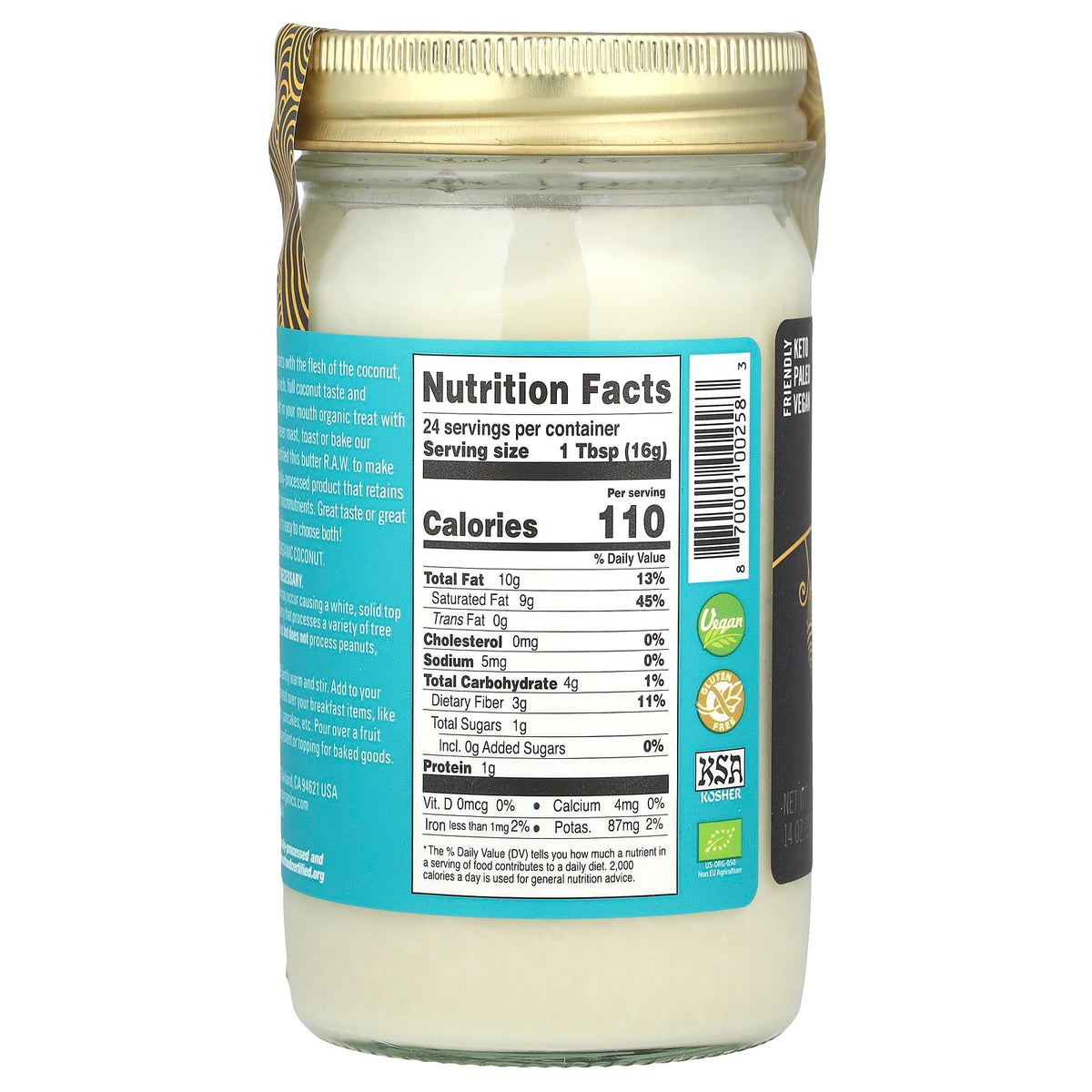 Artisana
Organics, Raw Coconut Butter, 397 g