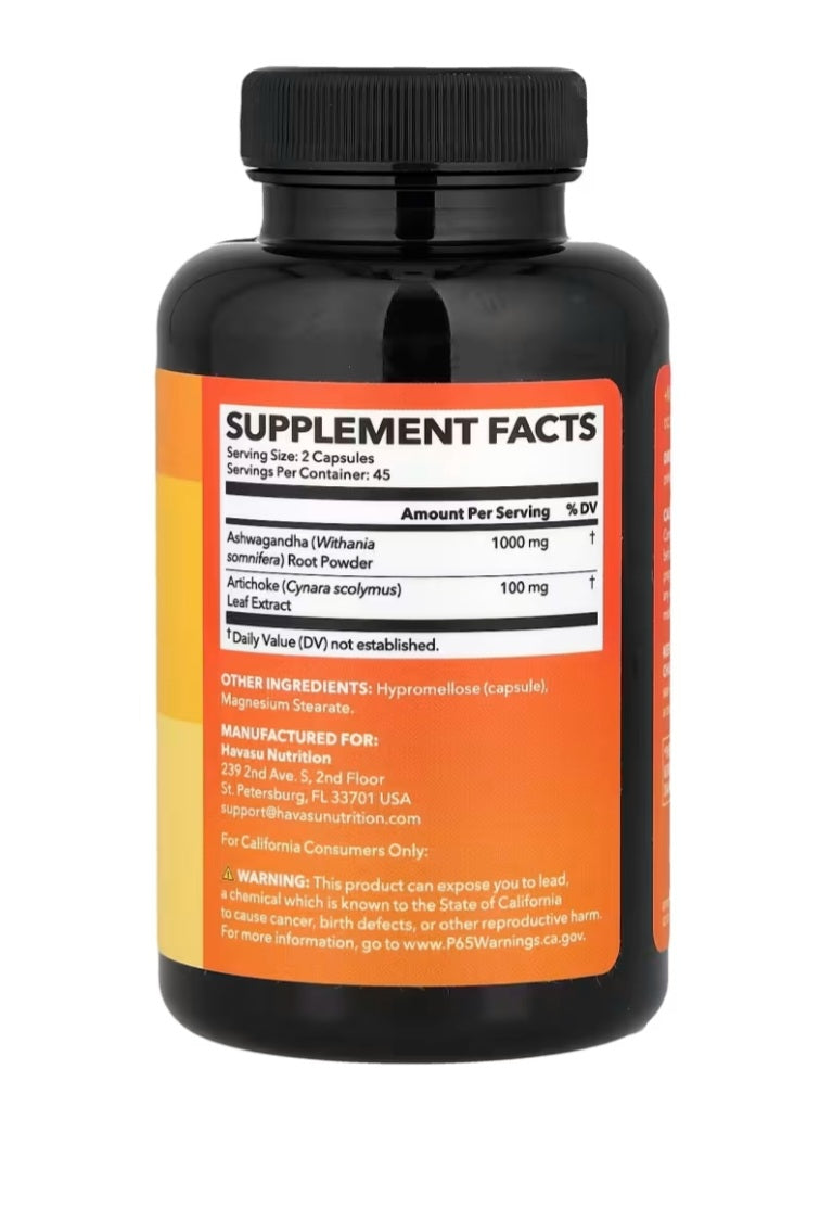 Havasu Ashwagandha, 90 Capsules