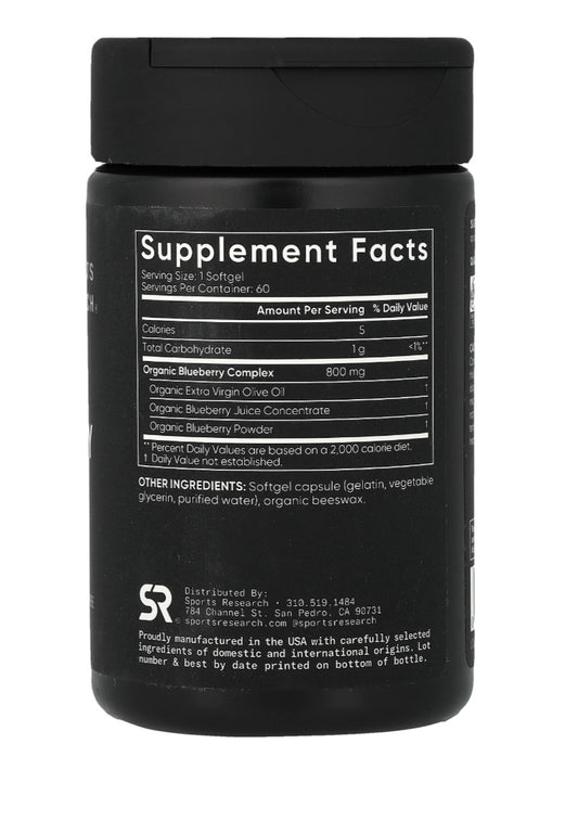 Sports Research Blueberry Fruit Complex, 60 Softgels