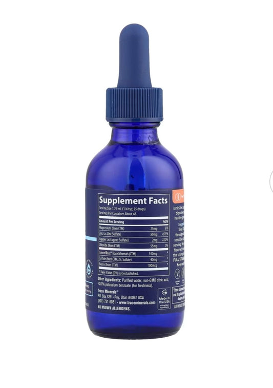Trace Ionic Zinc, 50 mg, 2 fl oz (59 ml)