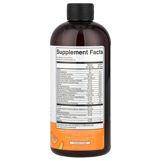 MaryRuth's
Liquid Morning Multivitamin + Hair Growth, Peach Mango, 15.22 fl oz (450 ml)
