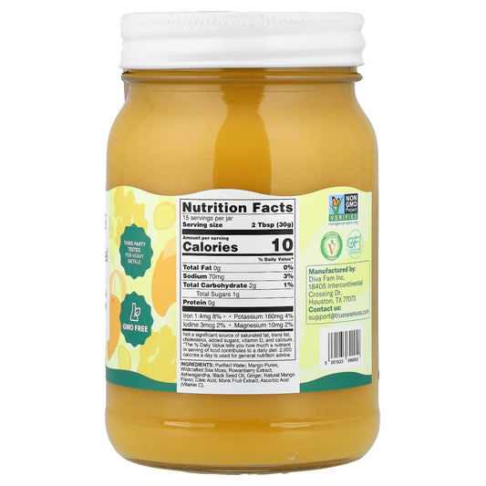 True Sea Moss
Sea Moss Gel Superfood, 5 Blends In 1, 16 fl oz (453 ml)