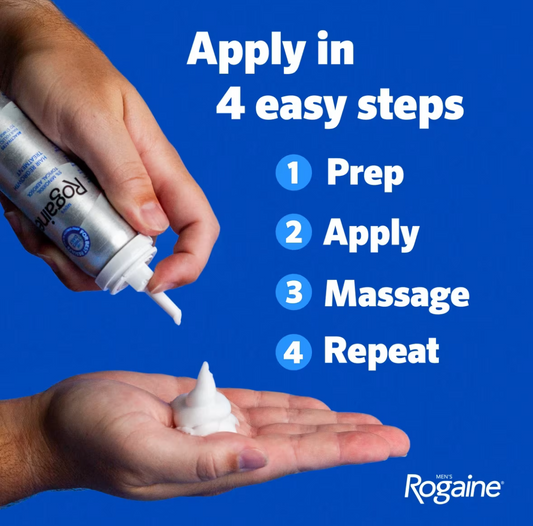 Men's ROGAINE® 5% Minoxidil Unscented Foam - 3-Month Supply