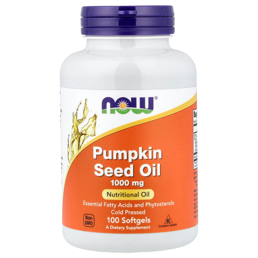 NOW Foods
Pumpkin Seed Oil, 100 Softgels (1,000 mg per Softgel)
