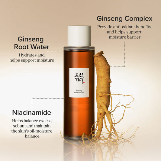 Beauty of Joseon
Ginseng Essence Water, 5.07 fl oz (150 ml)