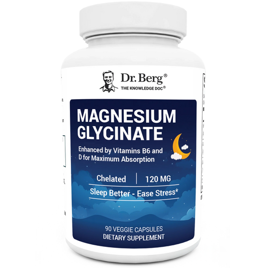 Dr.berg Magnesium Glycinate with Naturally Sourced Vitamin D3 90 Capsules
