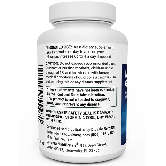 Dr.berg Magnesium Glycinate with Naturally Sourced Vitamin D3 90 Capsules