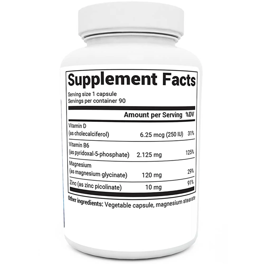 Dr.berg Magnesium Glycinate with Naturally Sourced Vitamin D3 90 Capsules