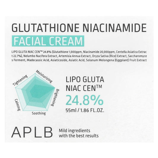 APLB Glutathione Niacinamide, Facial Cream, (55 ml)