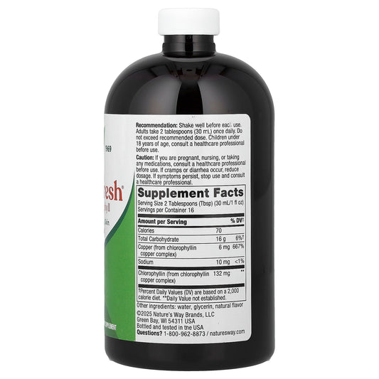 Nature's Way
Chlorofresh®, Liquid Chlorophyll, Mint, 480 ml