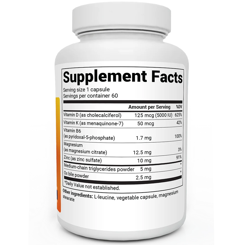 Dr.Berg D3 & K2 Vitamin 5,000 IU