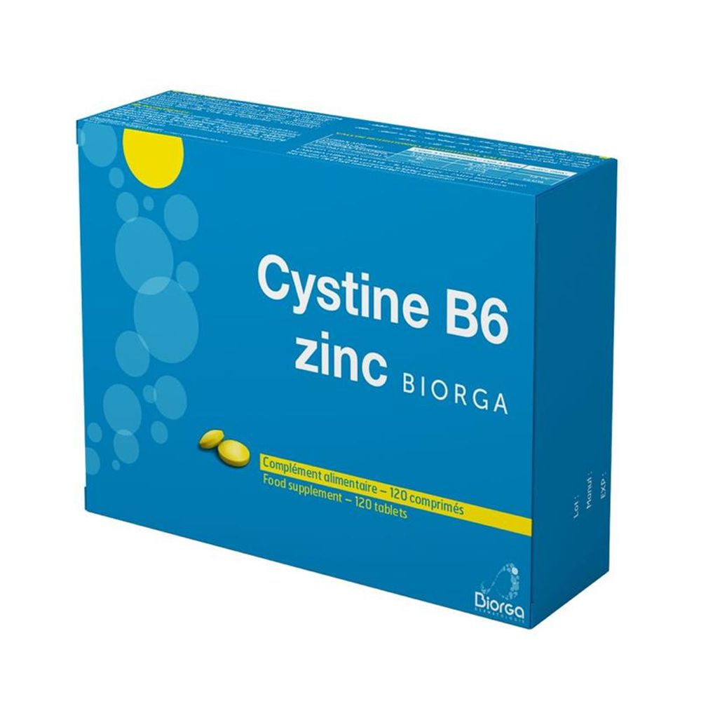 Cystine B6 and Zinc Anti-Hair Loss Regrowth - 120 Tablets