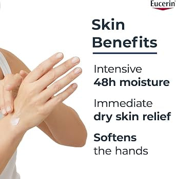 Eucerin UreaRepair Plus 5% Urea Hand Cream with Ceramides, 75ml