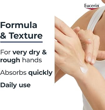 Eucerin UreaRepair Plus 5% Urea Hand Cream with Ceramides, 75ml
