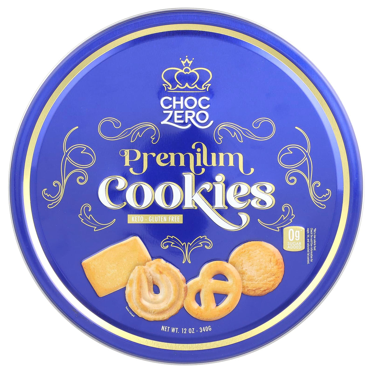 ChocZero
Premium Cookies, Danish Butter Cookies, 340 g