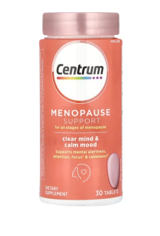 Centrum Menopause Support, Clear Mind & Calm Mood, 30 Tablets