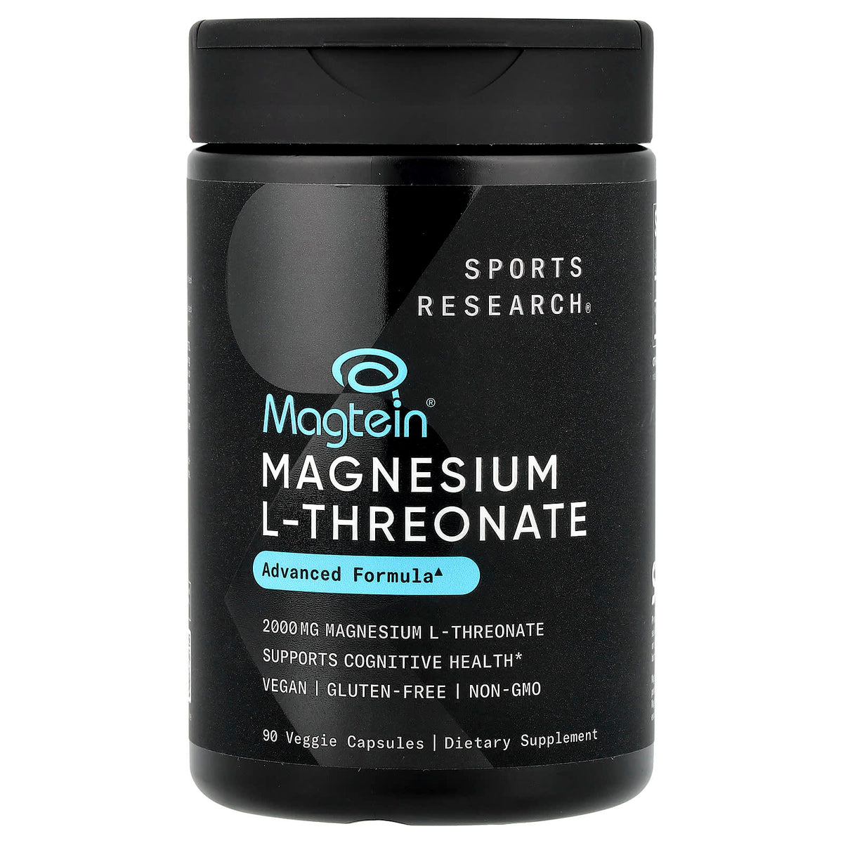 Sports Research
Magtein®، إل-ثريونات المغنيسيوم، 90 كبسولة نباتية (666 ملغ لكل كبسولة)
