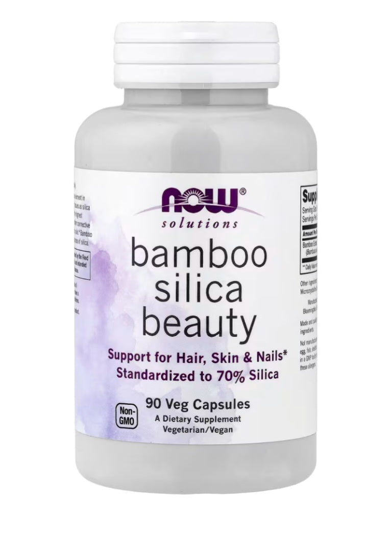 NOW Foods
Solutions, Bamboo Silica Beauty, 90 Veg Capsules (380 mg per Capsule)