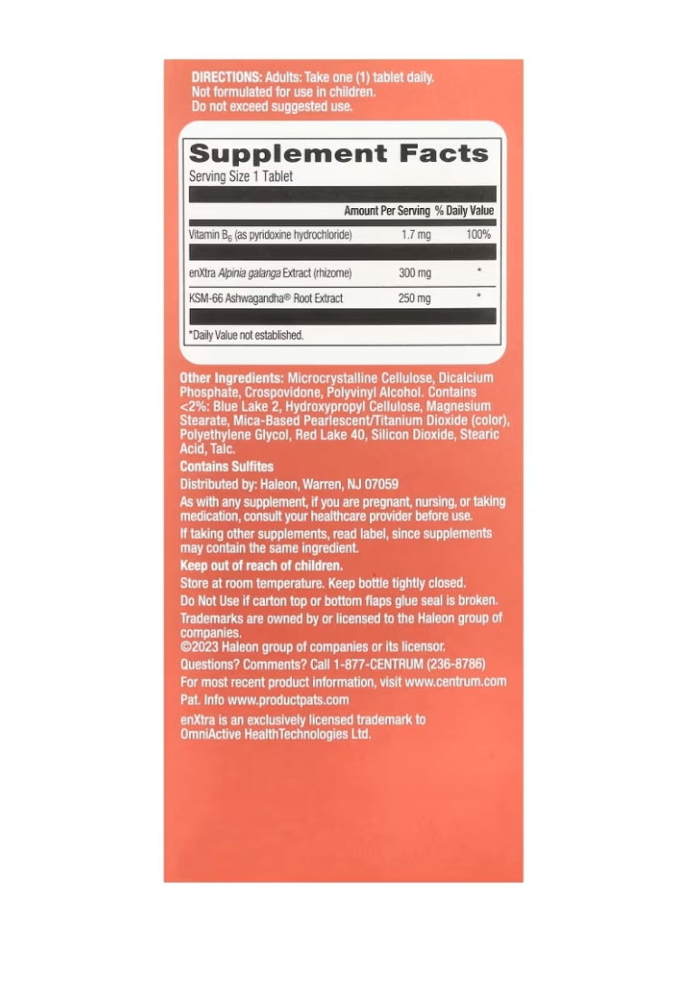 Centrum Menopause Support, Clear Mind & Calm Mood, 30 Tablets