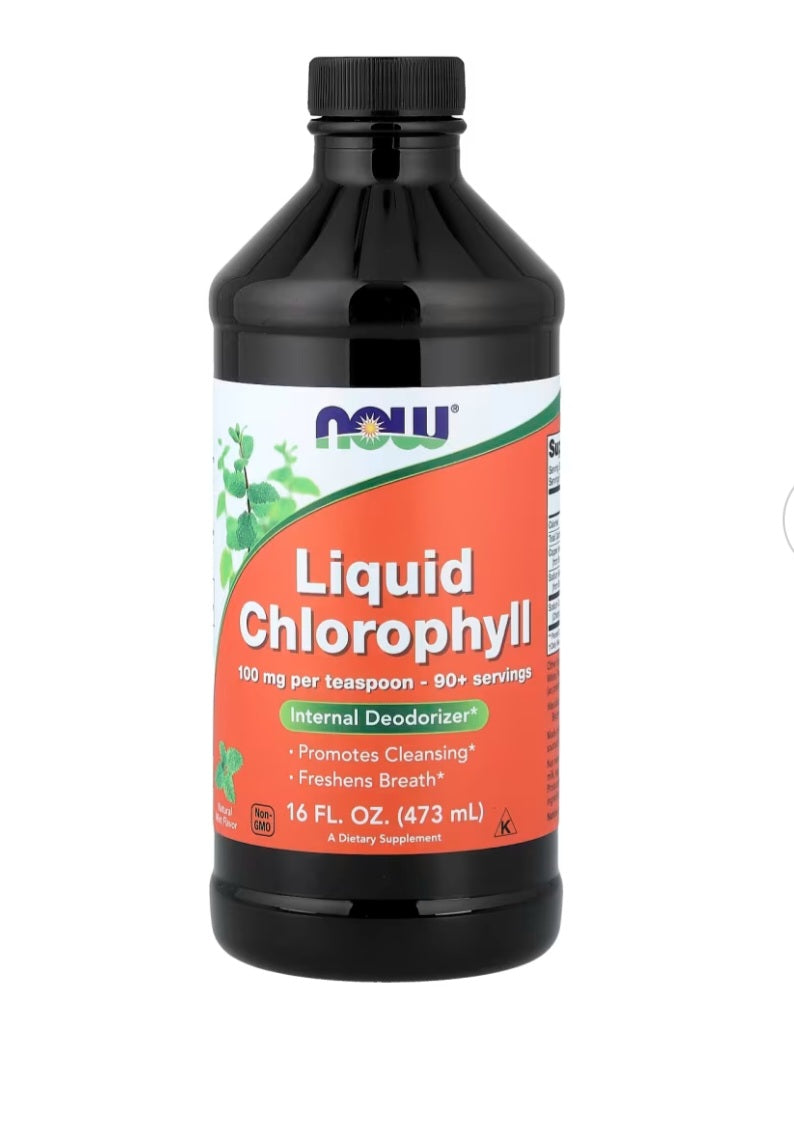 NOW Foods
 Liquid Chlorophyll, Mint , 16 fl oz (473 ml)